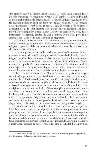 Hablando de lo religioso. Minorías Religiosas en Castilla y León