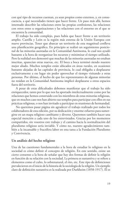 Hablando de lo religioso. Minorías Religiosas en Castilla y León
