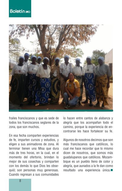 noviembre - Comunicación MG - Misioneros de Guadalupe