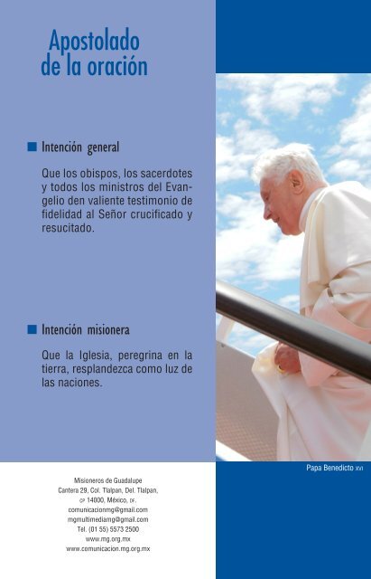 noviembre - Comunicación MG - Misioneros de Guadalupe