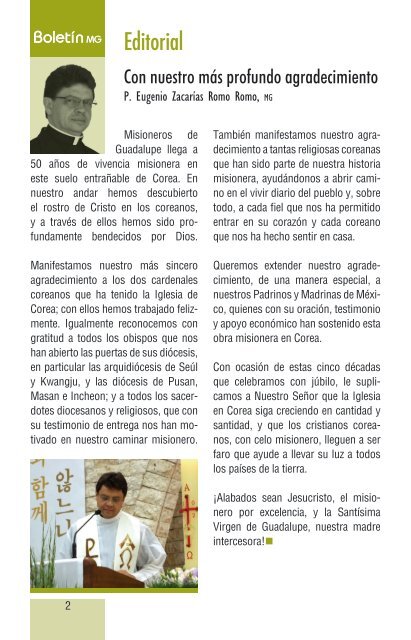 noviembre - Comunicación MG - Misioneros de Guadalupe