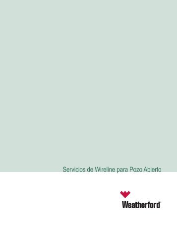 Servicios de Wireline para Pozo Abierto - Weatherford International