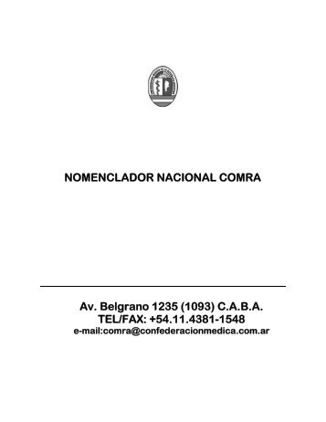 Nomenclador Nacional COMRA.pdf