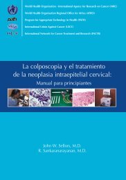 La colposcopia y el tratamiento de la neoplasia intraepitelial cervical: