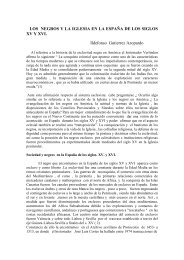 Los Negros y la Iglesia en la España de los Siglos XV y XVI