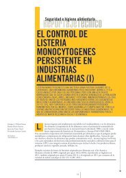EL CONTROL DE LISTERIA MONOCYTOGENES PERSISTENTE EN INDUSTRIAS ALIMENTARIAS (I)
