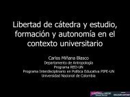 Presentación del profesor Miñana - Universidad Nacional de ...