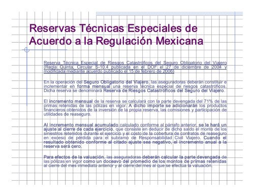 Riesgos Hidrometeorológicos y Reserva de RC Viajero - Asociación ...