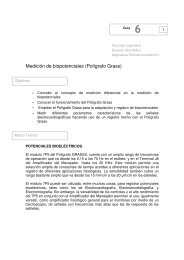 Medición de biopotenciales (Polígrafo Grass)