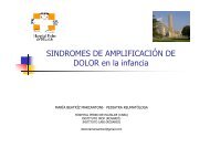 SINDROMES DE AMPLIFICACIÓN DE DOLOR en la ... - Sap2.org.ar