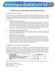 PROTOCOLO DE TRATAMIENTO DE NEUROBLASTOMA - inicio