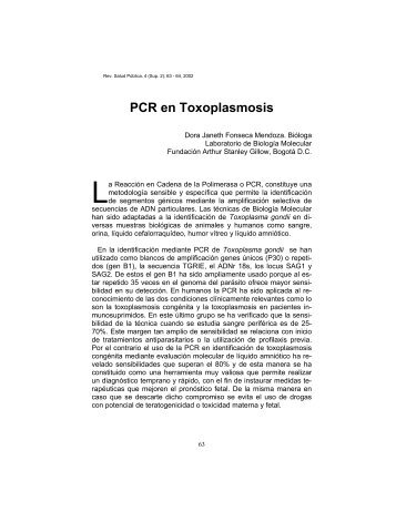 PCR en Toxoplasmosis