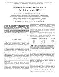 Elementos de diseño de circuitos de Amplificación del ECG