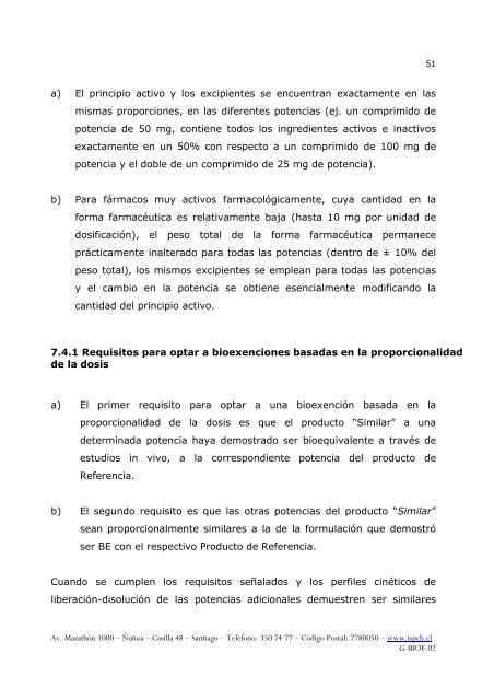 GUÍA TÉCNICA G-BIOF 02: - Instituto de Salud Pública de Chile