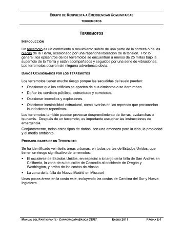 Un terremoto es un corrimiento o movimiento súbito de una parte de ...