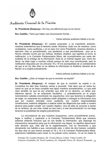 Sesión Ordinaria del 02-12-09 - Auditoría General de la Nación