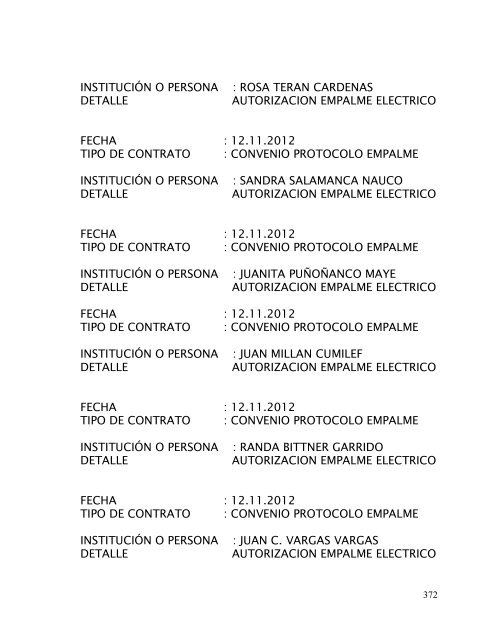 cuenta publica 2012 - Municipalidad de Osorno