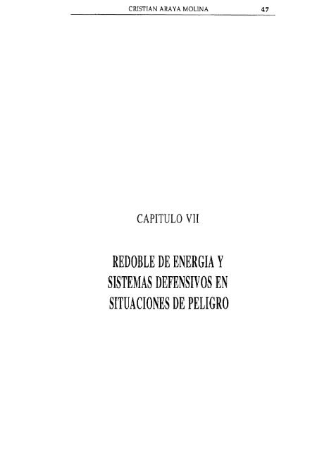 CAPITULO VII - DISASTER info DESASTRES