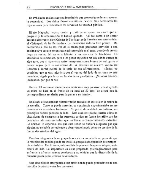 CAPITULO VII - DISASTER info DESASTRES