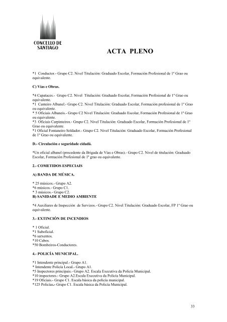 ACTA PLENO - Concello de Santiago de Compostela