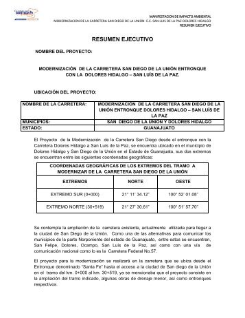 RESUMEN EJECUTIVO - sinat - Semarnat