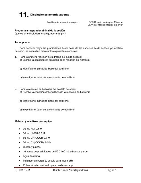 QG II 2012-2 Disoluciones Amortiguadoras Página 1 ... - DePa