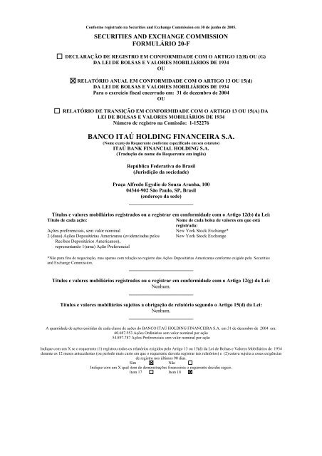 Arquivo em PDF (1,7 Mb) - Banco Itaú
