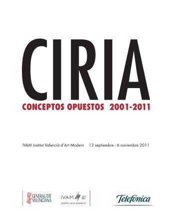 CONCEPTOS OPUESTOS 2001-2011 - josé manuel ciria