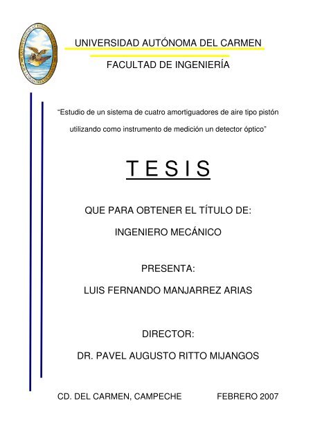 T E S I S - Universidad Autónoma del Carmen