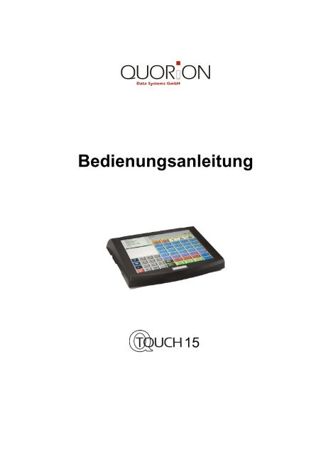 1.50.417349 BA-deutsch DE QTouch 15 - QUORiON