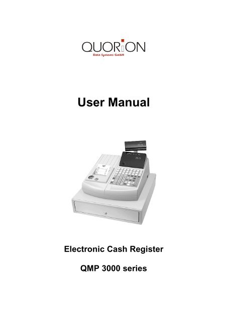 Qmp 3000 User Manual Quorion