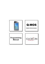 Programming Manual - QUORiON