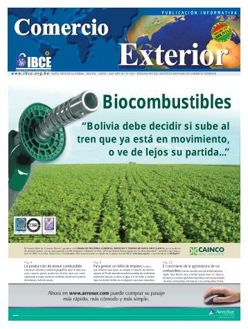 BIOCOMBUSTIBLES: “Bolivia debe decidir si sube al tren - IBCE