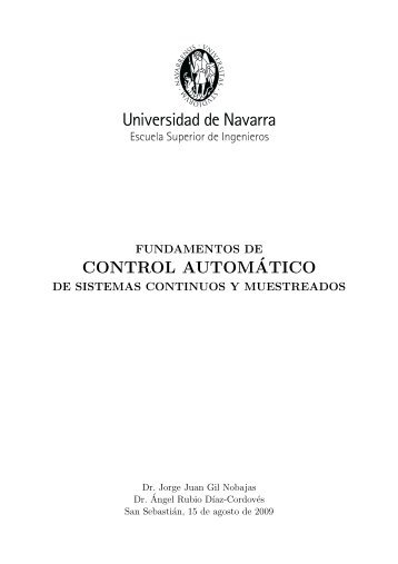 CONTROL AUTOM´ATICO