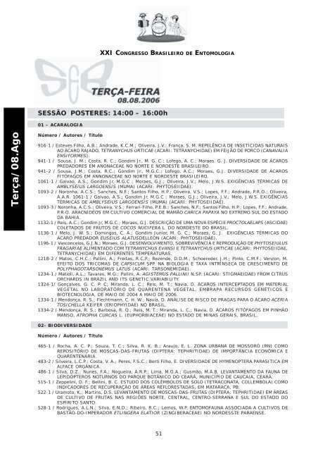 Terça/08.Ago - Embrapa Recursos Genéticos e Biotecnologia