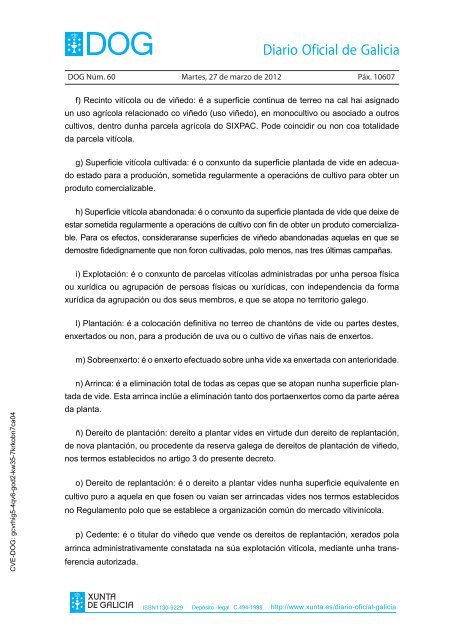 DECRETO 256/2011 - Medio Rural - Xunta de Galicia