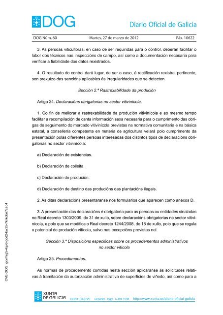 DECRETO 256/2011 - Medio Rural - Xunta de Galicia