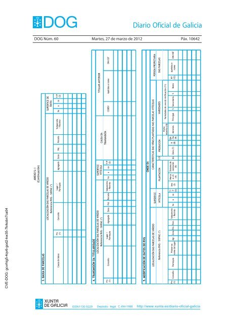 DECRETO 256/2011 - Medio Rural - Xunta de Galicia