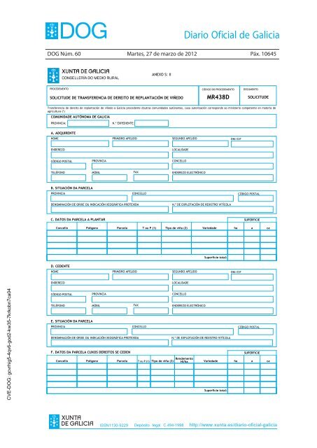 DECRETO 256/2011 - Medio Rural - Xunta de Galicia