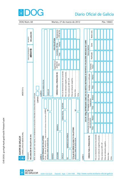 DECRETO 256/2011 - Medio Rural - Xunta de Galicia