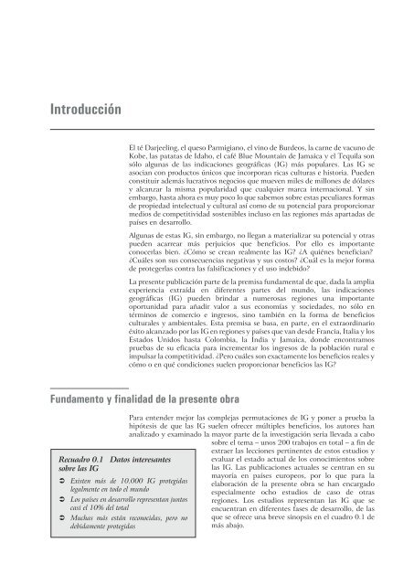 Guía de Indicaciones Geográficas - International Trade Centre