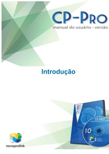 Manual CP-Pro 10.0 - Introdução - Arquivos UNAMA