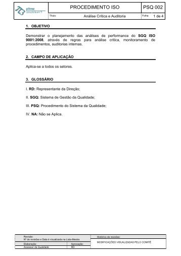 PSQ 002-Análise Crítica e Auditoria-v1.0.pdf - Pitrez