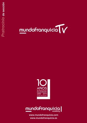 Dossier de Patrocinios TV. Conozca las diversas opciones