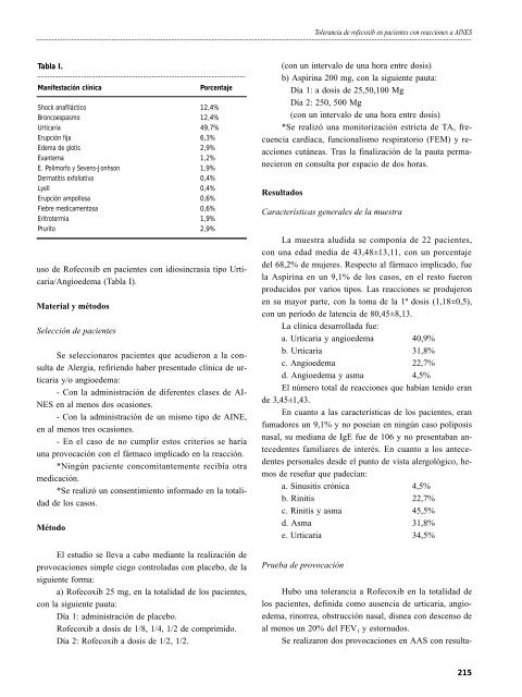 Infiltrados pulmonares eosinófilos - Alergología e Inmunología Clínica
