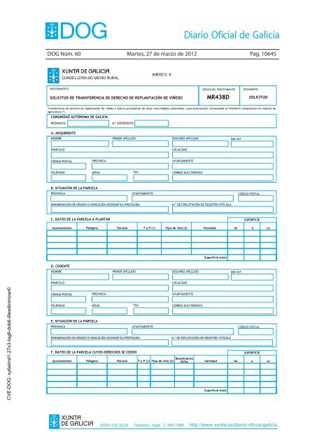 DECRETO 256/2011 - Medio Rural - Xunta de Galicia