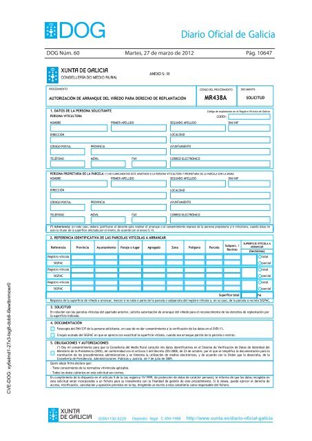 DECRETO 256/2011 - Medio Rural - Xunta de Galicia