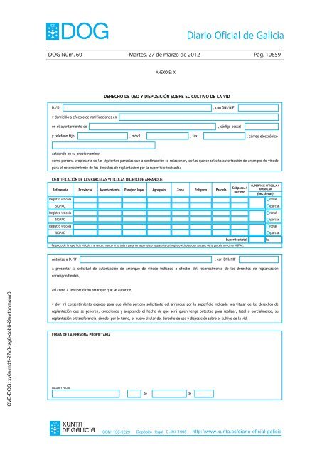 DECRETO 256/2011 - Medio Rural - Xunta de Galicia