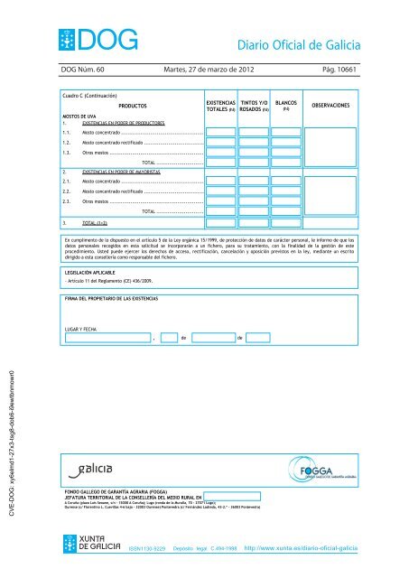 DECRETO 256/2011 - Medio Rural - Xunta de Galicia