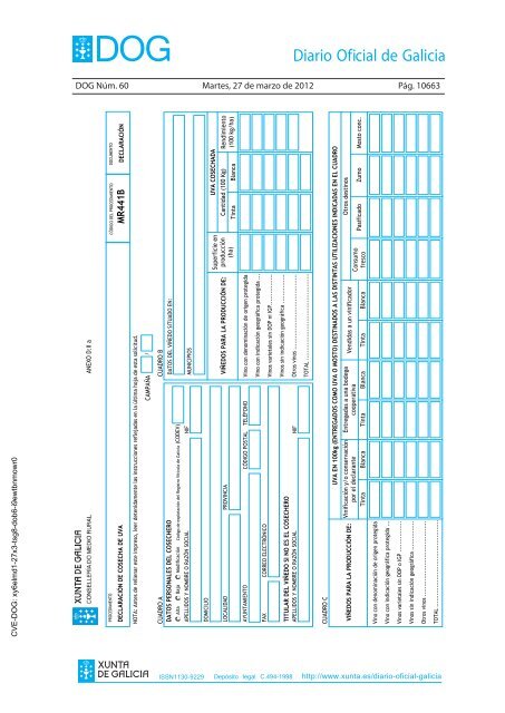 DECRETO 256/2011 - Medio Rural - Xunta de Galicia